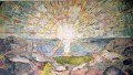 el sol 1916 Edvard Munch Expresionismo